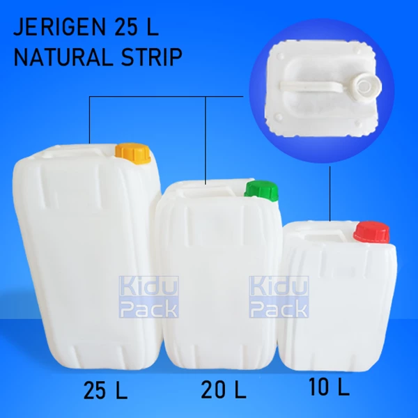 JERRY CAN 25 L NATURAL STRIP