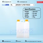 1 L HIGH PLASTIC JERRYCAN (HCL) 1