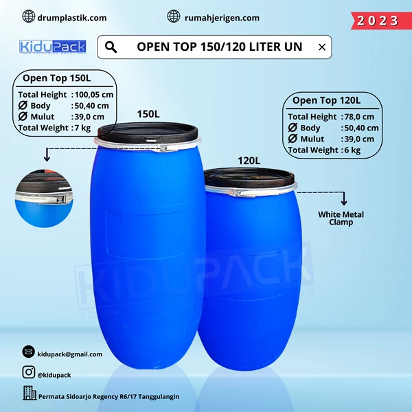 OPEN TOP / OT 150 L - WITH HANDLE